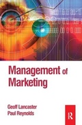 Cover: Management of Marketing - Routledge