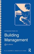 Cover: Introduction to Building Management - Routledge