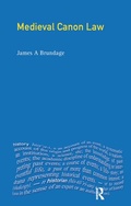 Cover: Medieval Canon Law - Routledge