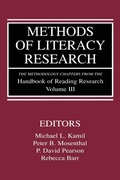 Cover: Methods of Literacy Research - Routledge