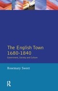 Cover: The English Town, 1680-1840 - Routledge