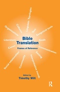 Cover: Bible Translation - Routledge