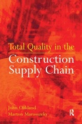 Cover: Total Quality in the Construction Supply Chain - Routledge