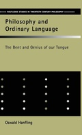 Cover: Philosophy and Ordinary Language - Routledge