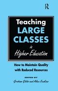 Cover: Teaching Large Classes in Higher Education - Routledge