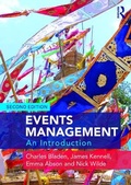 Cover: Events Management - Routledge