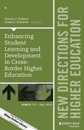 Cover: Enhancing Student Learning and Development in Cross-Border Higher Education - Jossey-Bass