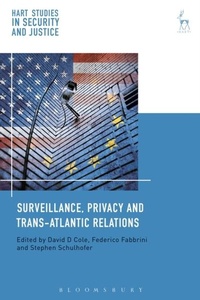 Enlarge image Cover: Surveillance, Privacy and Trans-Atlantic Relations - Hart Publishing