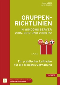 Abbildung von: Gruppenrichtlinien in Windows Server 2016, 2012 und 2008 R2 - Hanser
