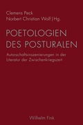 Cover: Poetologien des Posturalen - Brill Deutschland
