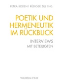 Cover: Poetik und Hermeneutik im R&uuml;ckblick - Brill Deutschland