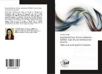 Abbildung von: Implantation d'une solution GPAO: Cas d'une entreprise textile - Presses Académiques Francophones