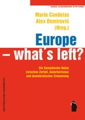 Cover: Europe - what's left? - Westf&auml;lisches Dampfboot