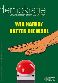 Abbildung von: Demokratie gegen Menschenfeindlichkeit - Wochenschau Verlag