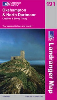 Abbildung von: Okehampton and North Dartmoor - Ordnance Survey