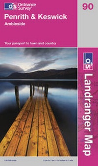 Abbildung von: Penrith & Keswick, Ambleside - Ordnance Survey