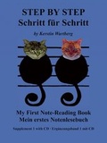 Cover: Step by Step / Schritt f&uuml;r Schritt - My First Note-Reading Book / Mein erstes Notenlesebuch - Alfred Publishing Company Inc