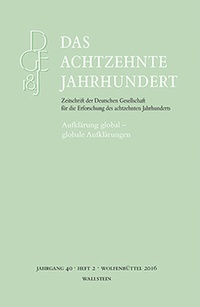 Abbildung von: Aufklärung global - globale Aufklärungen - Wallstein