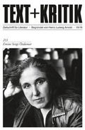 Cover: Emine Sevgi &Ouml;zdamar - edition text + kritik