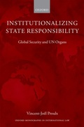 Cover: Institutionalizing State Responsibility - OUP eBook