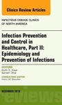 Cover: Infection Prevention and Control in Healthcare, Part II: Epidemiology and Prevention of Infections, An Issue of Infectious Disease Clinics of North America: Volume 30-4 - Elsevier