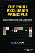Cover: The Pauli Exclusion Principle - Wiley