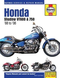 Abbildung von: Honda Shadow VT600 & 750 (88 -14) - Haynes Manuals Inc