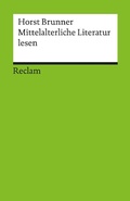 Cover: Mittelalterliche Literatur lesen - Reclam