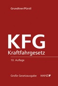 Cover: KFG Kraftfahrgesetz - Manz