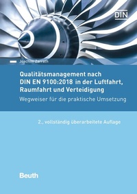 Abbildung von: Qualitätsmanagement nach DIN EN 9100:2018 in der Luftfahrt, Raumfahrt und Verteidigung - DIN Media