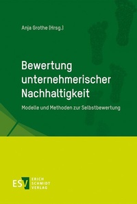 Abbildung von: Bewertung unternehmerischer Nachhaltigkeit - Erich Schmidt Verlag