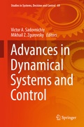 Cover: Advances in Dynamical Systems and Control - Springer