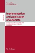 Cover: Implementation and Application of Automata - Springer