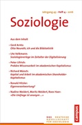 Cover: Soziologie Jg. 45 (2016) 4 - Campus