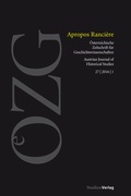 Cover: &Ouml;sterreichische Zeitschrift f&uuml;r Geschichtswissenschaften 1/2016 - Studien Verlag