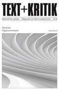 Cover: Poetik des Gegenwartsromans - edition text + kritik