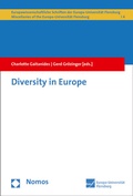 Cover: Diversity in Europe - Nomos