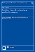 Cover: Rechtliche Fragen der Aufbereitung von Medizinprodukten - Nomos