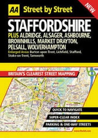 Abbildung von: AA Street by Street Staffordshire - Automobile Association