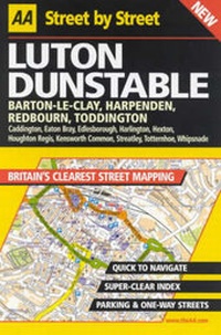 Abbildung von: AA Street by Street Luton, Dunstable - Automobile Association