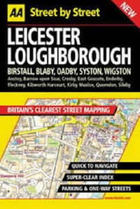 Abbildung von: AA Street by Street Atlas Leicester, Loughborough - Automobile Association