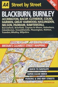 Abbildung von: AA Street by Street Blackburn, Burnley - Automobile Association