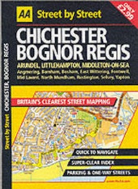 Abbildung von: AA Street by Street Chichester, Bognor Regis - Automobile Association