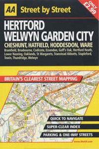 Abbildung von: AA Street by Street Hertford, Welwyn Garden City - Automobile Association