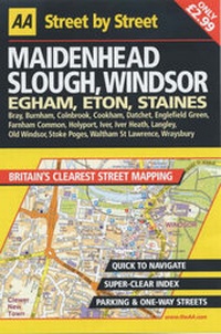 Abbildung von: AA Street by Street Maidenhead, Slough, Windsor - Automobile Association