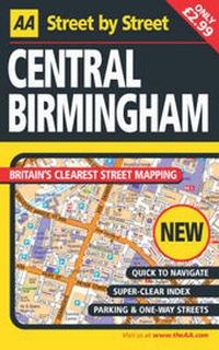 Abbildung von: AA Street by Street Central Birmingham - Automobile Association