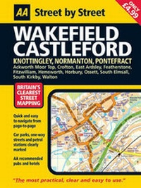 Abbildung von: AA Street by Street Wakefield, Castleford: Midi - Automobile Association