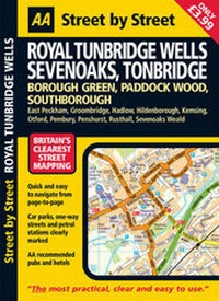 Abbildung von: AA Street by Street Royal Tunbridge Wells: Midi - Automobile Association