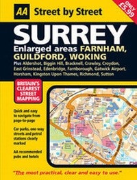 Abbildung von: AA Street by Street Surrey: Midi - Automobile Association
