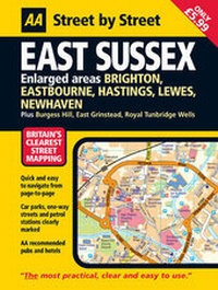Abbildung von: AA Street by Street East Sussex: Midi - Automobile Association